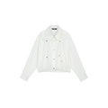 ELFSACK 2025 Autumn New Arrival Casual Loose Solid Dot Print Full Sleeve Shirt For Woman