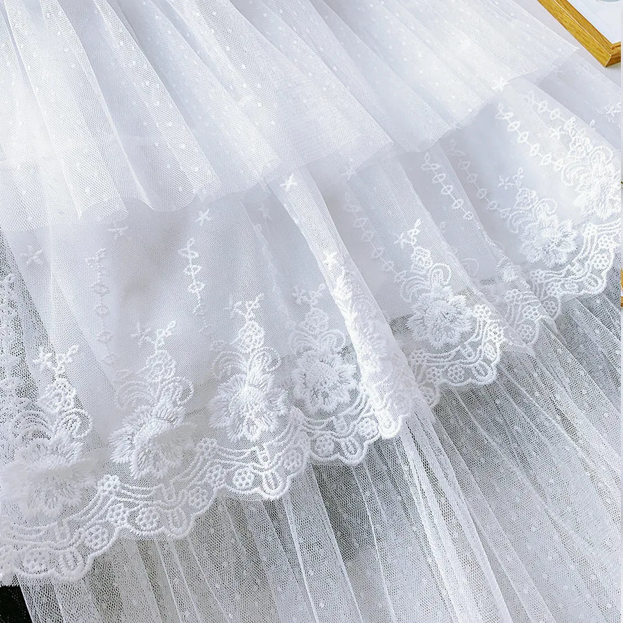 2024 New Spring Fashion Women Skirts Women Lace Skirts Long Lace Skirt Women Fashion Clothing K68