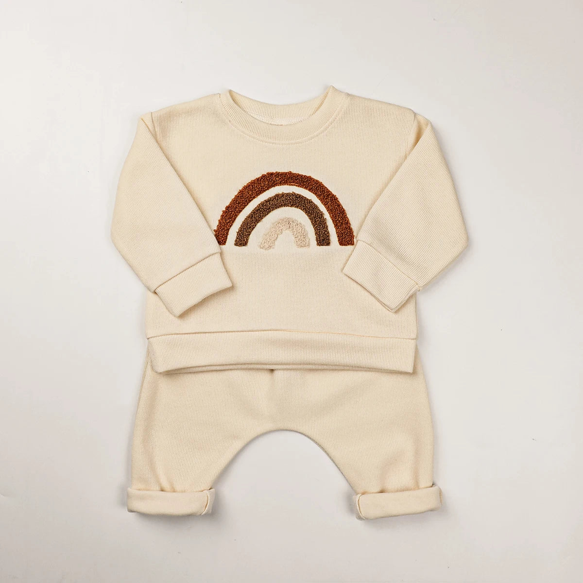 Fashion Baby Clothes Set Spring Toddler Baby Boy Girl Casual Tops Sweater + Loose Trouser 2pcs Newborn Baby Boy Clothing Outfits