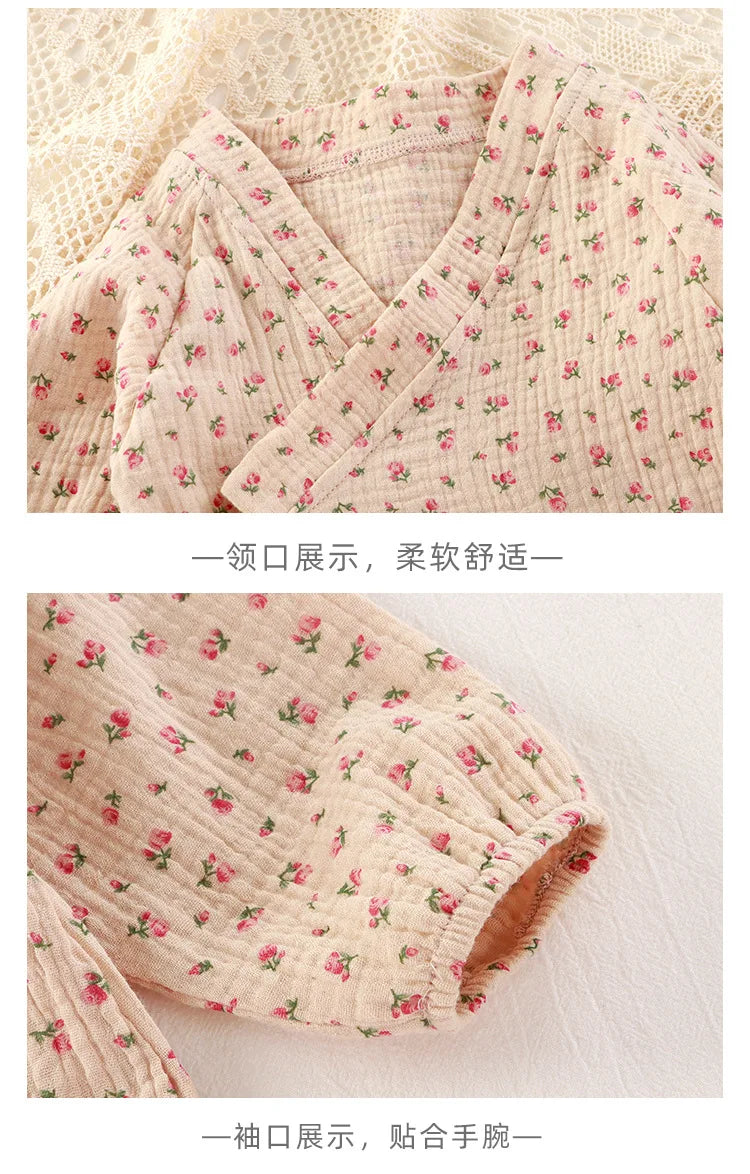 Newborn Baby Clothes Spring Autumn 100% Cotton Gauze Romper Cap Set Onepiece Pijamas Muslin White Waffle Jumpsuit Mamelucos Ropa