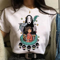 Summer Comfortable Casual Short Sleeve T-Shirt Japanese Anime Harajuku Cute Clothing T-Shirt Women's Clothing Fashion Top Y2k